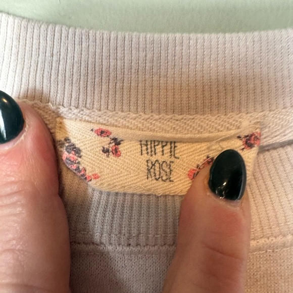 Hippie Roae Women’s Tie Die Crew Neck Sweatshirt Gray Small - Picture 3 of 4